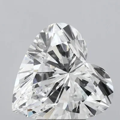 5.09ct E VS1 Rare Carat Ideal Cut Heart Lab Grown Diamond