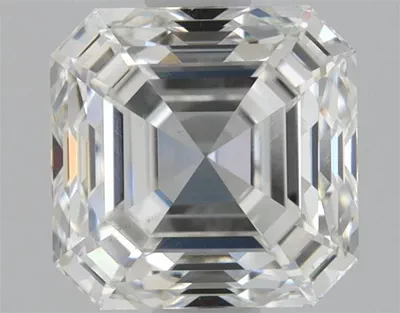 1.12ct H VS2 Rare Carat Ideal Cut Asscher Diamond