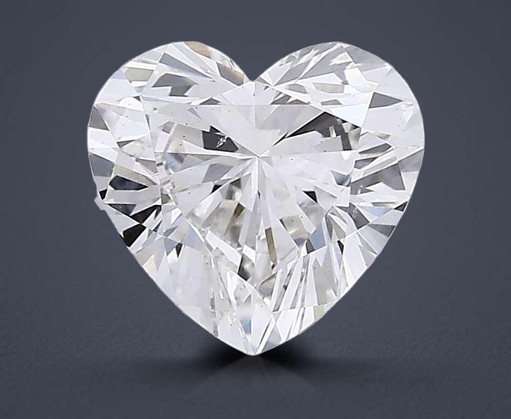 1.79ct F VS2 Rare Carat Ideal Cut Heart Lab Grown Diamond