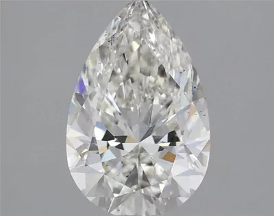 1.55ct G SI1 Rare Carat Ideal Cut Pear Lab Grown Diamond