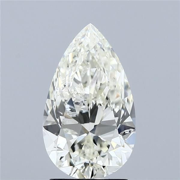 2.50ct J SI2 Very Good Cut Pear Diamond