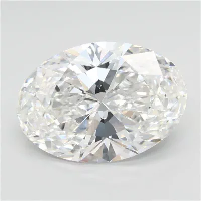 7.10ct E VVS2 Rare Carat Ideal Cut Oval Lab Grown Diamond