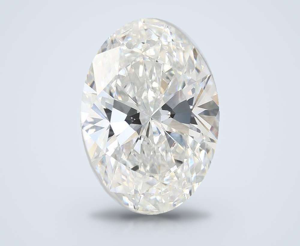 7.10ct E VVS2 Rare Carat Ideal Cut Oval Lab Grown Diamond