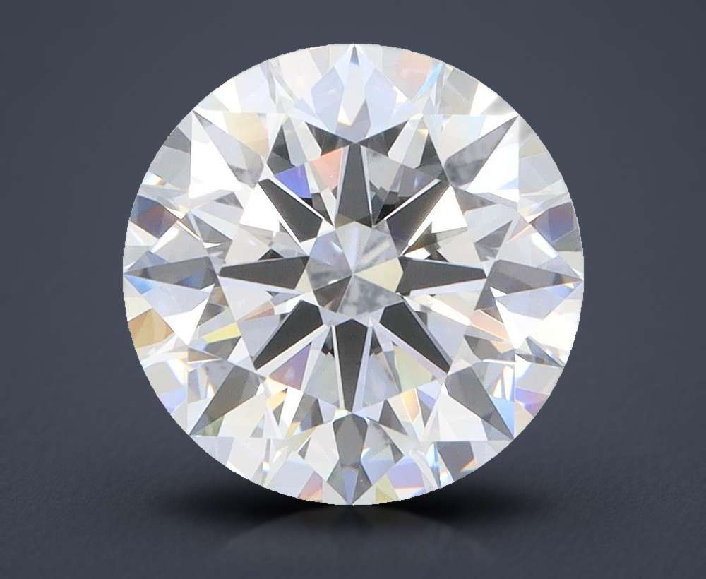 3.45ct E VVS1 Rare Carat Ideal Cut Round Lab Grown Diamond