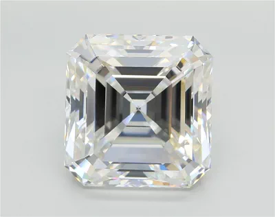 9.61ct F VVS2 Very Good Cut Asscher Lab Grown Diamond