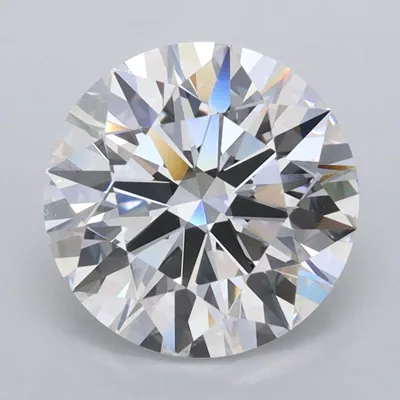 2.89ct D FL Rare Carat Ideal Cut Round Lab Grown Diamond
