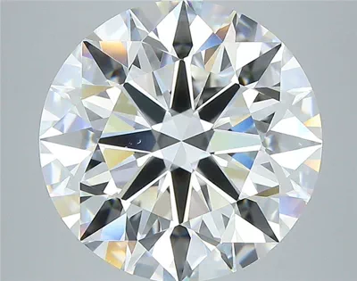 6.57ct H VS2 Rare Carat Ideal Cut Round Diamond