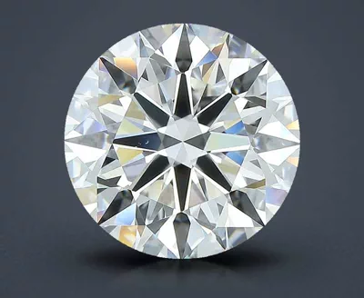 6.57ct H VS2 Rare Carat Ideal Cut Round Diamond