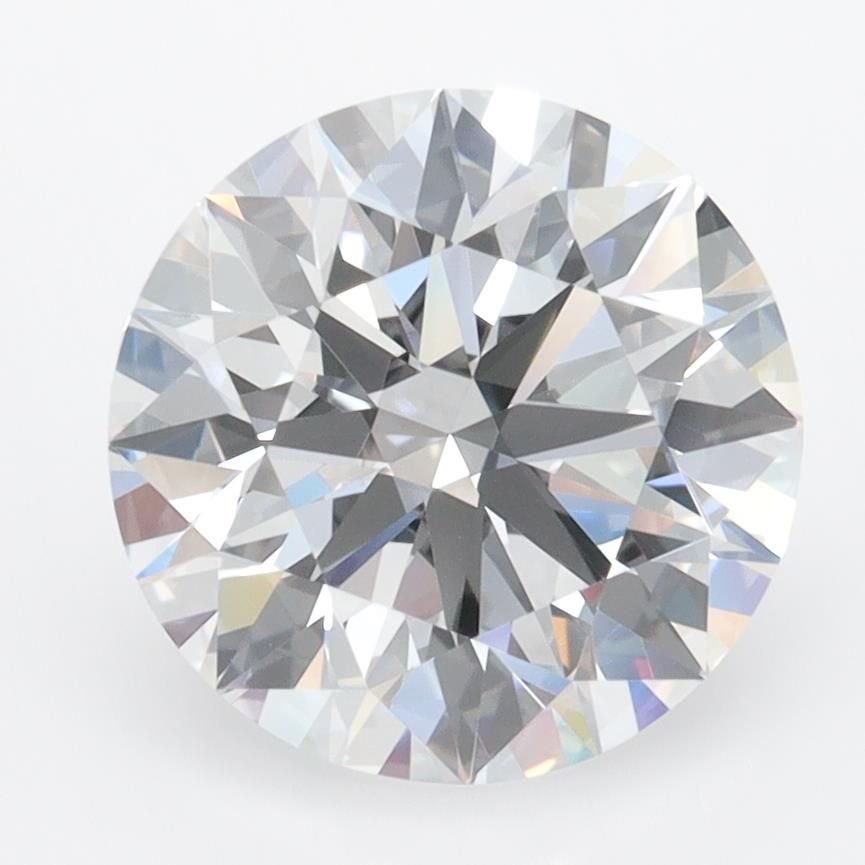 3.38ct D VVS1 Rare Carat Ideal Cut Round Lab Grown Diamond