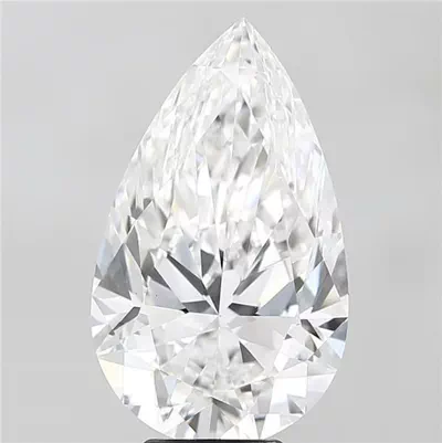 7.06ct E VS1 Rare Carat Ideal Cut Pear Lab Grown Diamond