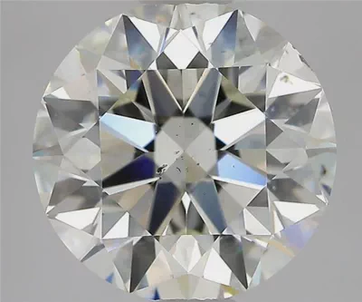 2.77ct K SI2 Rare Carat Ideal Cut Round Diamond