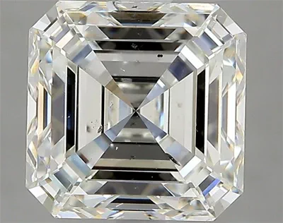 3.25ct J SI2 Rare Carat Ideal Cut Asscher Diamond