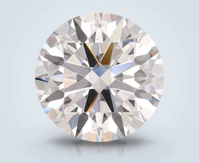 5.06ct E SI1 Rare Carat Ideal Cut Round Lab Grown Diamond