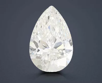 1.57ct D VS1 Rare Carat Ideal Cut Pear Lab Grown Diamond