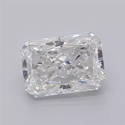 2.01ct E VVS2 Very Good Cut Radiant Lab Grown Diamond