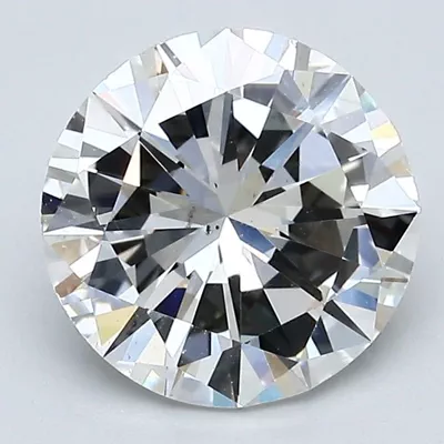 2.47ct H SI1 Good Cut Round Diamond