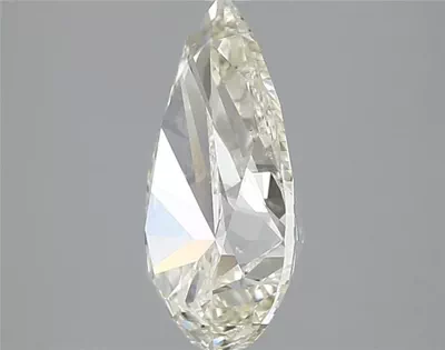 3.02ct K SI1 Rare Carat Ideal Cut Pear Diamond