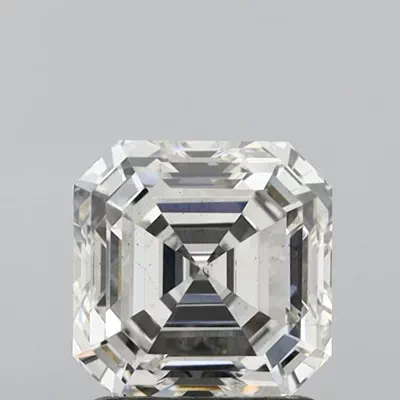 1.60ct H VS2 Rare Carat Ideal Cut Asscher Lab Grown Diamond