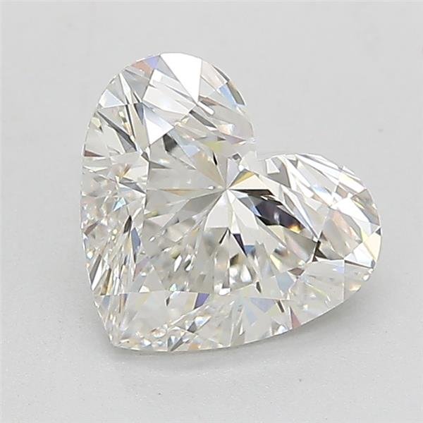 1.54ct G VVS2 Rare Carat Ideal Cut Heart Lab Grown Diamond