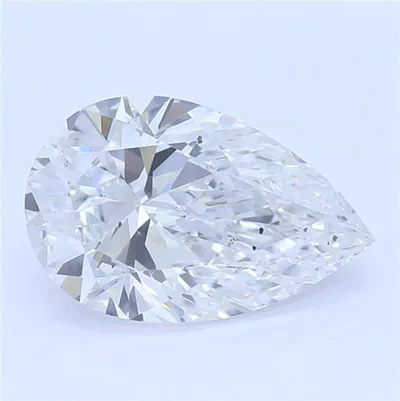 0.91ct D VS2 Rare Carat Ideal Cut Pear Lab Grown Diamond