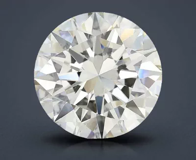 3.01ct K VVS2 Rare Carat Ideal Cut Round Diamond