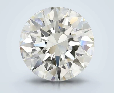 3.01ct K VVS2 Rare Carat Ideal Cut Round Diamond