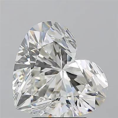 4.12ct J VS2 Rare Carat Ideal Cut Heart Diamond