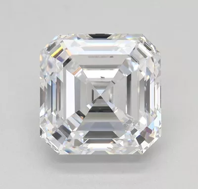 1.63ct D VS2 Rare Carat Ideal Cut Asscher Lab Grown Diamond