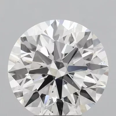 4.00ct F SI1 Excellent Cut Round Lab Grown Diamond