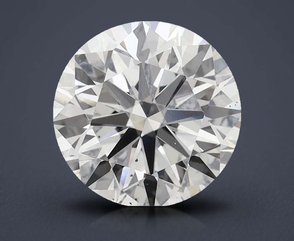 4.00ct F SI1 Excellent Cut Round Lab Grown Diamond