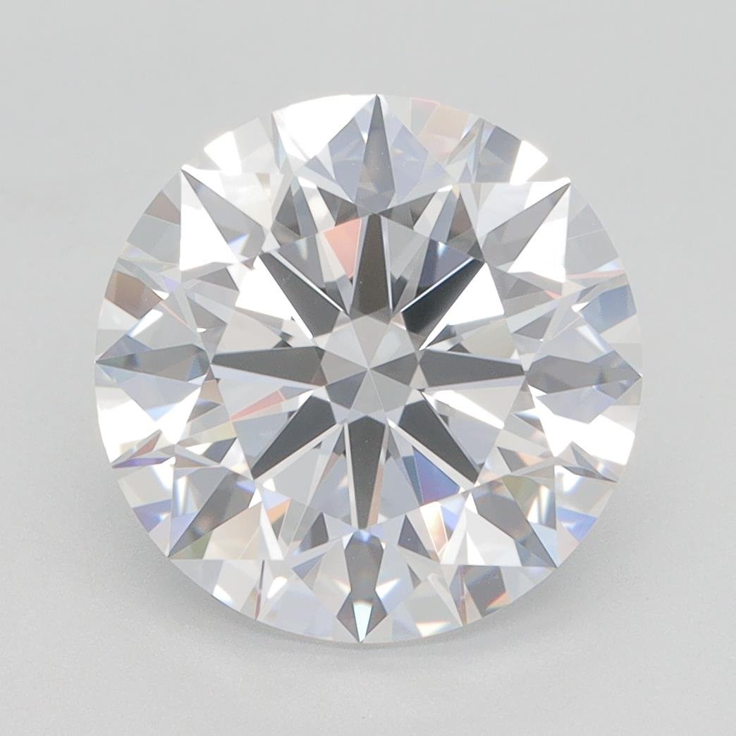 4.09ct D VVS2 Rare Carat Ideal Cut Round Lab Grown Diamond