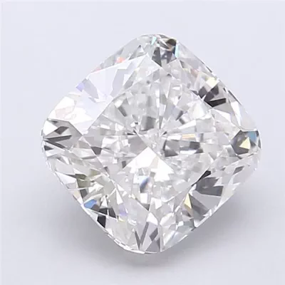 3.11ct E VVS2 Rare Carat Ideal Cut Cushion Lab Grown Diamond