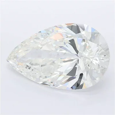 10.08ct F VS1 Rare Carat Ideal Cut Pear Lab Grown Diamond