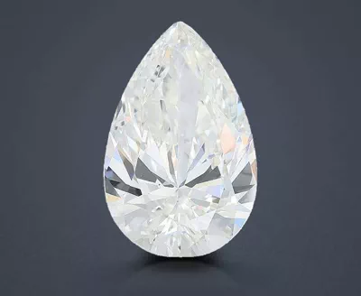10.08ct F VS1 Rare Carat Ideal Cut Pear Lab Grown Diamond