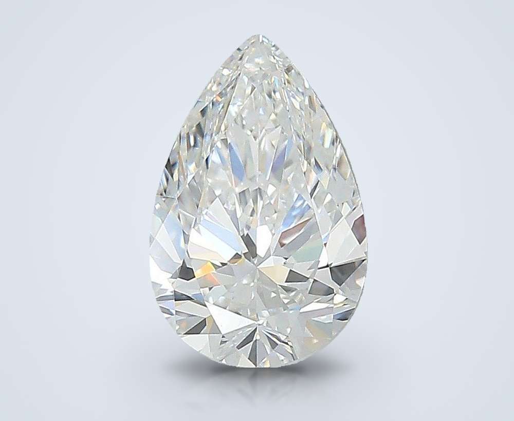 1.56ct D VS2 Rare Carat Ideal Cut Pear Lab Grown Diamond