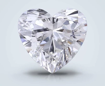 7.04ct G VVS2 Rare Carat Ideal Cut Heart Lab Grown Diamond