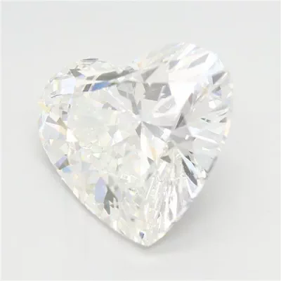 5.08ct F VVS2 Rare Carat Ideal Cut Heart Lab Grown Diamond