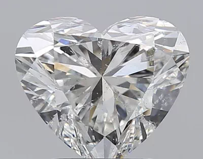 2.00ct G SI2 Rare Carat Ideal Cut Heart Diamond