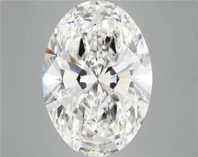 11.45ct F VS1 Rare Carat Ideal Cut Oval Lab Grown Diamond