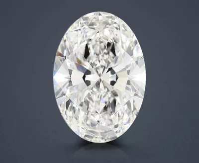 11.45ct F VS1 Rare Carat Ideal Cut Oval Lab Grown Diamond