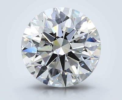 2.70ct F VS1 Rare Carat Ideal Cut Round Lab Grown Diamond