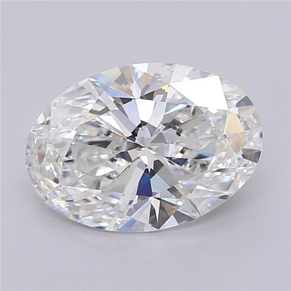 3.02ct E VS1 Rare Carat Ideal Cut Oval Lab Grown Diamond