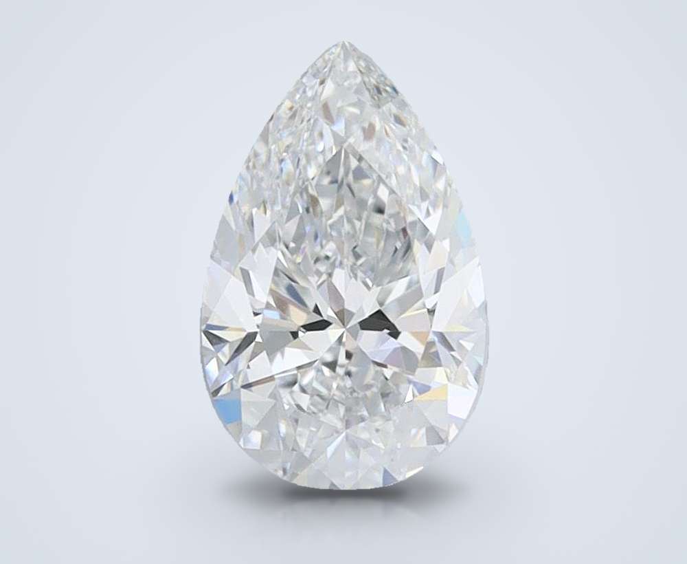 1.04ct E IF Rare Carat Ideal Cut Pear Lab Grown Diamond
