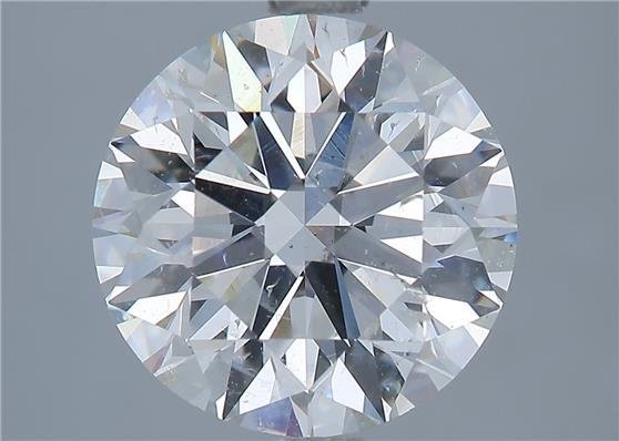 3.11ct I SI2 Rare Carat Ideal Cut Round Diamond