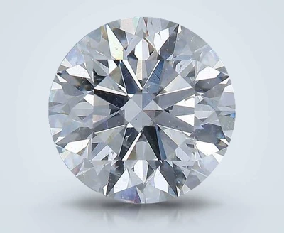 3.11ct I SI2 Rare Carat Ideal Cut Round Diamond