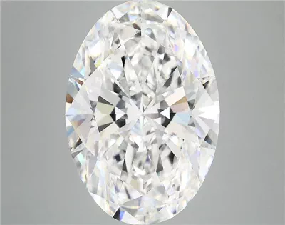10.07ct F VVS2 Rare Carat Ideal Cut Oval Lab Grown Diamond