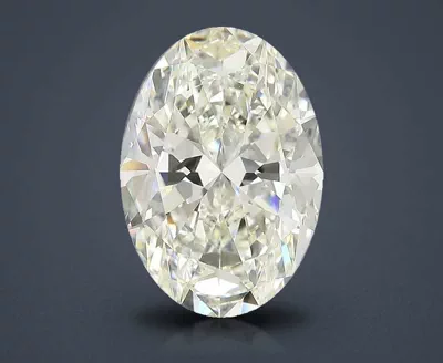 5.01ct K VS1 Rare Carat Ideal Cut Oval Diamond