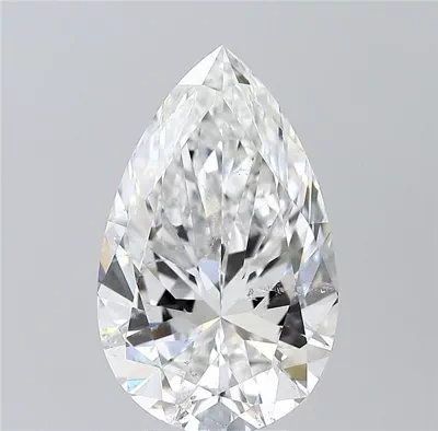 5.01ct E SI2 Very Good Cut Pear Diamond