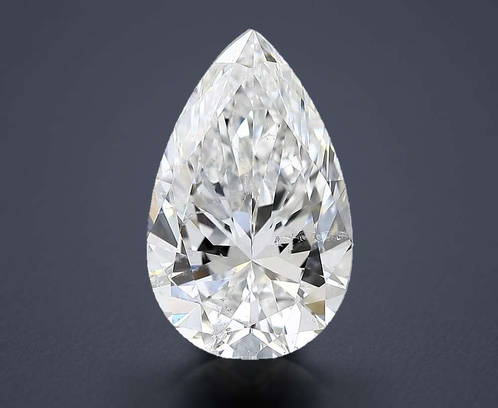 5.01ct E SI2 Very Good Cut Pear Diamond