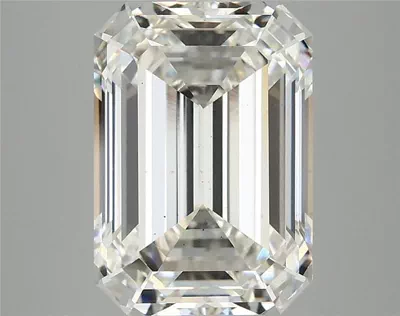 5.08ct H VS2 Excellent Cut Emerald Lab Grown Diamond